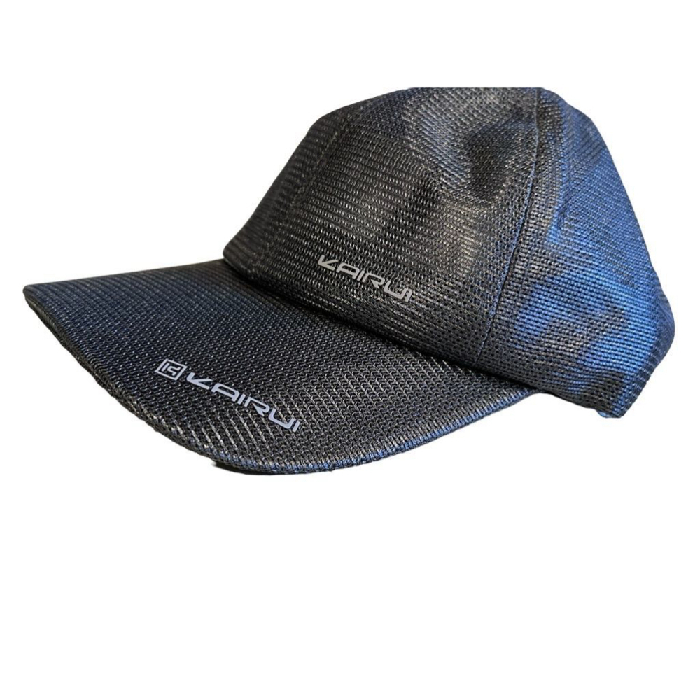 Kairui Black Mesh Hat Cap Adjustable Strap w Buckle EUC - Picture 5 of 8